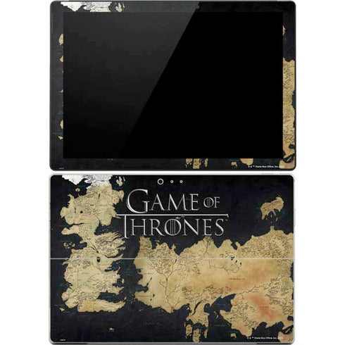 Game of Thrones: Westeros Map Surface Pro 4 Skin