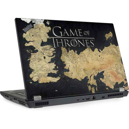 Game of Thrones: Westeros Map Lenovo ThinkPad Skin