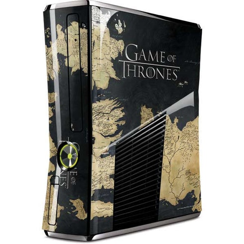 Game of Thrones: Westeros Map Xbox 360 Slim (2010) Skin