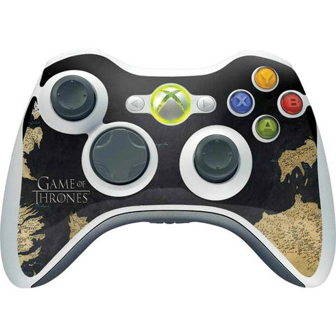 Game of Thrones: Westeros Map Xbox 360 Wireless Controller Skin