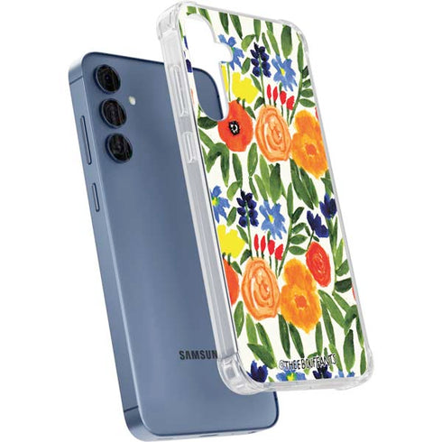 Bouffants and Broken Hearts Garden 6 Galaxy A35 5G Clear Case