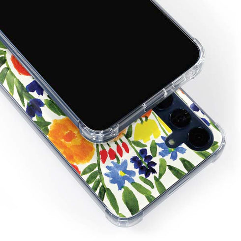 Bouffants and Broken Hearts Garden 6 Galaxy A55 5G Clear Case