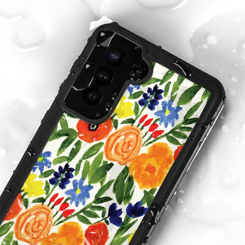Bouffants and Broken Hearts Garden 6 Galaxy S24 Plus Waterproof Case