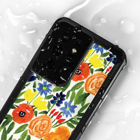 Bouffants and Broken Hearts Garden 6 Galaxy S24 Ultra Waterproof Case
