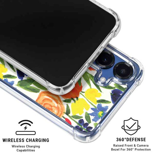 Bouffants and Broken Hearts Garden 6 Galaxy S25 Clear Case