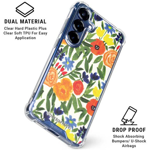 Bouffants and Broken Hearts Garden 6 Galaxy S25 Clear Case
