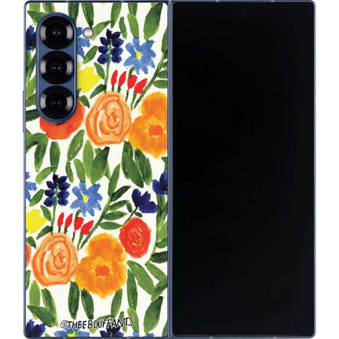 Bouffants and Broken Hearts Garden 6 Galaxy Z Fold6 Skin