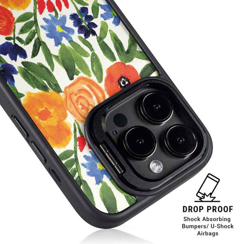 Bouffants and Broken Hearts Garden 6 iPhone 15 Pro Kickstand Case