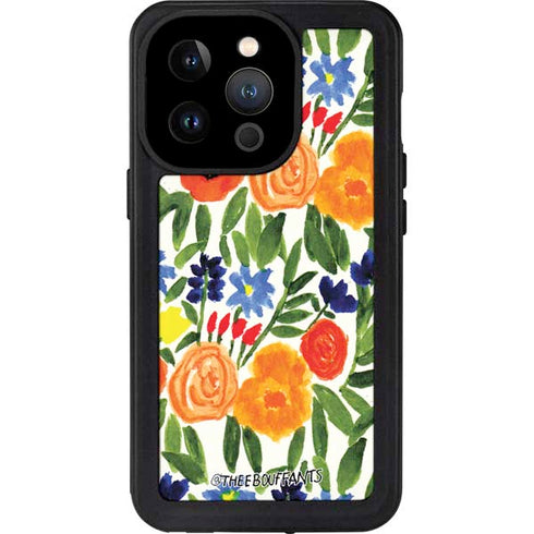 Bouffants and Broken Hearts Garden 6 iPhone 15 Pro Waterproof Case