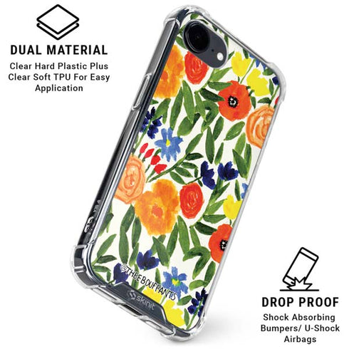 Bouffants and Broken Hearts Garden 6 iPhone 16e Clear Case