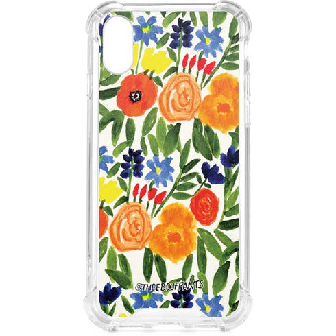 Bouffants and Broken Hearts Garden 6 iPhone XS Clear Case