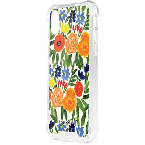 Bouffants and Broken Hearts Garden 6 iPhone XS Clear Case