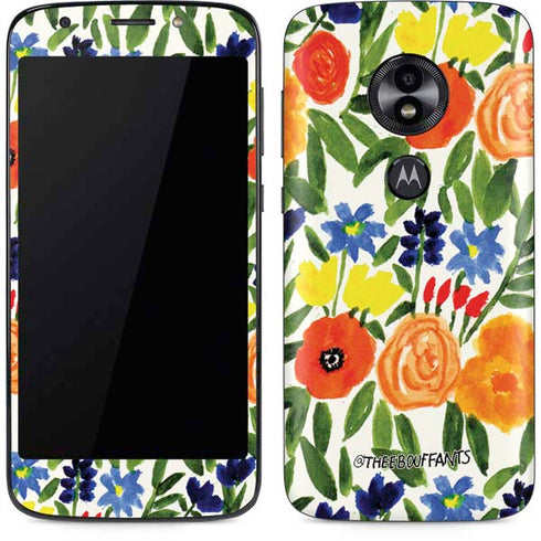 Bouffants and Broken Hearts Garden 6 Moto E5 Play Skin