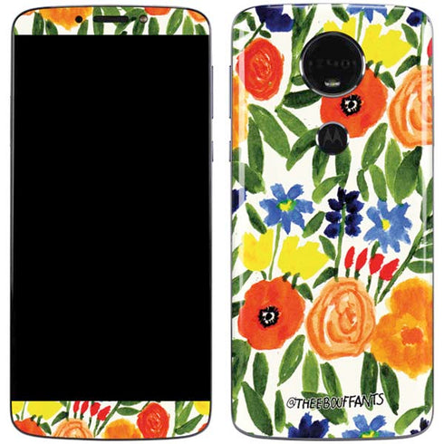 Bouffants and Broken Hearts Garden 6 Moto E5 Plus Skin