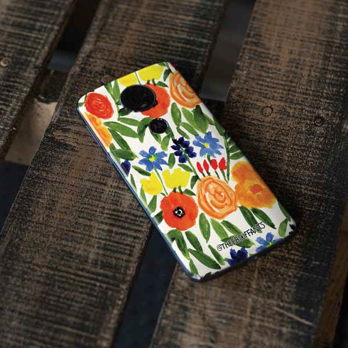 Bouffants and Broken Hearts Garden 6 Moto E5 Plus Skin