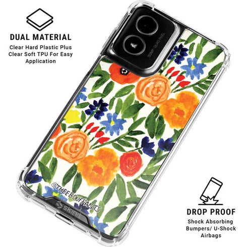Bouffants and Broken Hearts Garden 6 Moto G Power 5G (2024) Clear Case