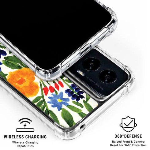 Bouffants and Broken Hearts Garden 6 Moto G Power 5G (2024) Clear Case
