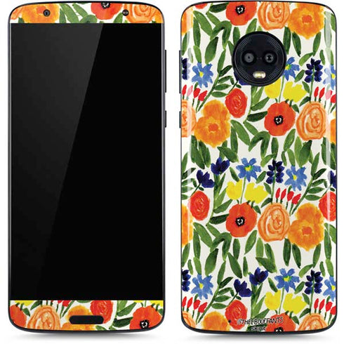 Bouffants and Broken Hearts Garden 6 Moto G6 Skin