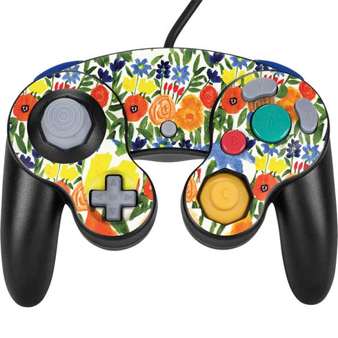 Bouffants and Broken Hearts Garden 6 Nintendo GameCube Controller Skin