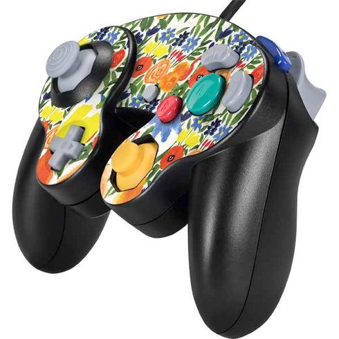 Bouffants and Broken Hearts Garden 6 Nintendo GameCube Controller Skin