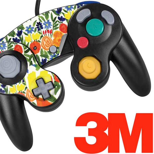Bouffants and Broken Hearts Garden 6 Nintendo GameCube Controller Skin