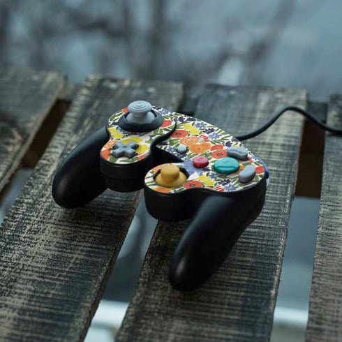 Bouffants and Broken Hearts Garden 6 Nintendo GameCube Controller Skin