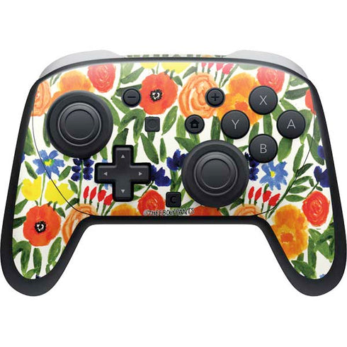 Bouffants and Broken Hearts Garden 6 Nintendo Switch 2 (2025) Pro Controller Skin