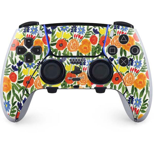 Bouffants and Broken Hearts Garden 6 PS5 DualSense Edge Pro Controller Skin