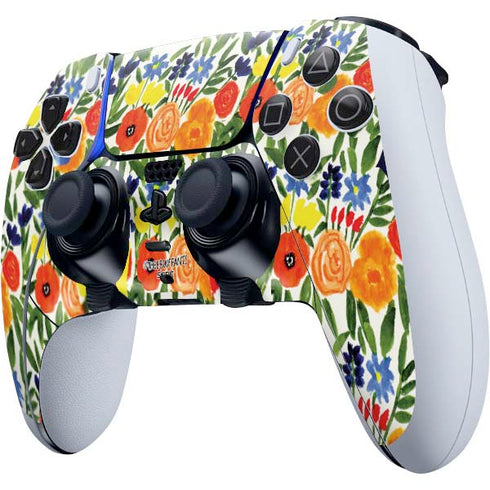 Bouffants and Broken Hearts Garden 6 PS5 DualSense Edge Pro Controller Skin
