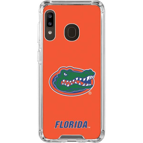 University of Florida Gators Mascot Logo Galaxy A30 Clear Case
