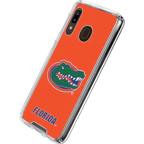 University of Florida Gators Mascot Logo Galaxy A30 Clear Case