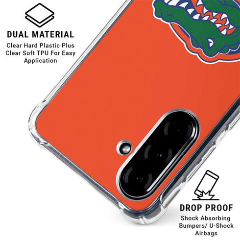 University of Florida Gators Mascot Logo Galaxy A36 5G Clear Case