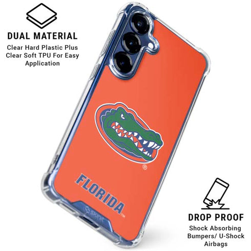 University of Florida Gators Mascot Logo Galaxy S25 Plus Clear Case