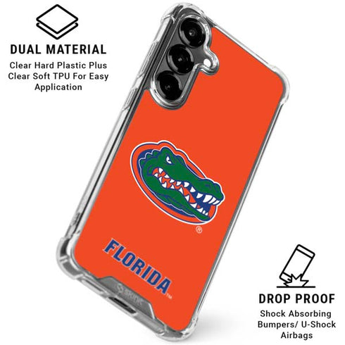 University of Florida Gators Mascot Logo Galaxy S26 Plus Clear Case