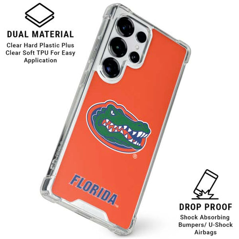 University of Florida Gators Mascot Logo Galaxy S26 Ultra Clear Case