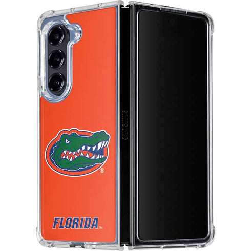 University of Florida Gators Mascot Logo Galaxy Z Fold5 5G Clear Case