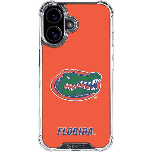 University of Florida Gators Mascot Logo iPhone 16 Plus Clear Case