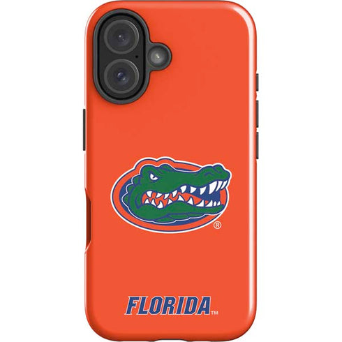 University of Florida Gators Mascot Logo iPhone 16 Plus Impact Case