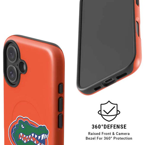 University of Florida Gators Mascot Logo iPhone 16 Plus Magsafe Impact Case