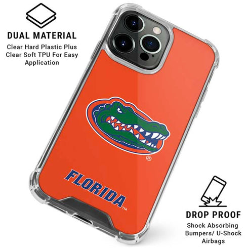 University of Florida Gators Mascot Logo iPhone 16 Pro Max Clear Case
