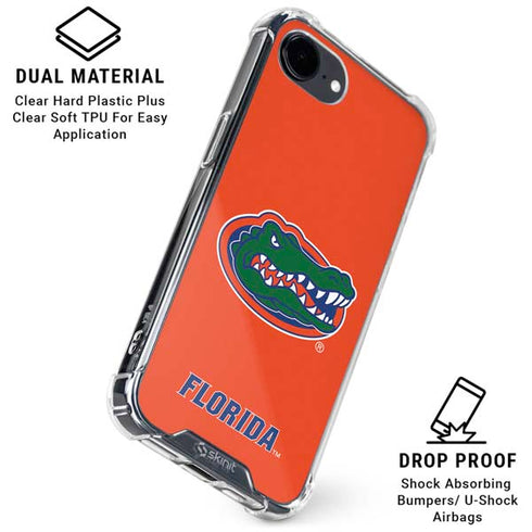 University of Florida Gators Mascot Logo iPhone 16e Clear Case