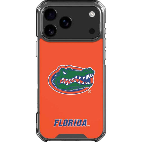 University of Florida Gators Mascot Logo iPhone 17 Pro Max Clear Case