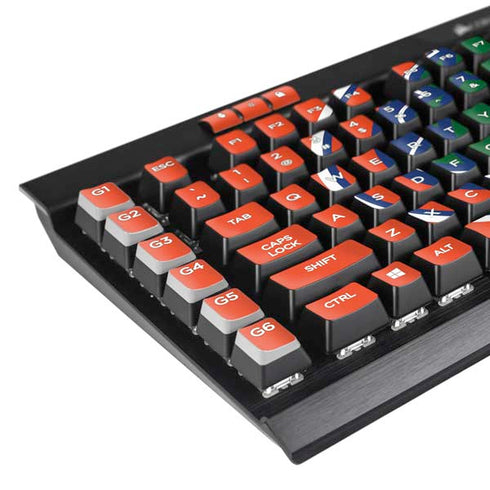 University of Florida Gators Mascot Logo K95 RGB PLATINUM Mechanical Gaming Keyboard Skin