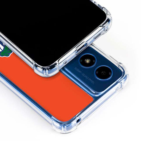 University of Florida Gators Mascot Logo Moto G 5G (2024) Clear Case