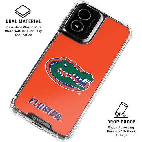 University of Florida Gators Mascot Logo Moto G Power 5G (2024) Clear Case