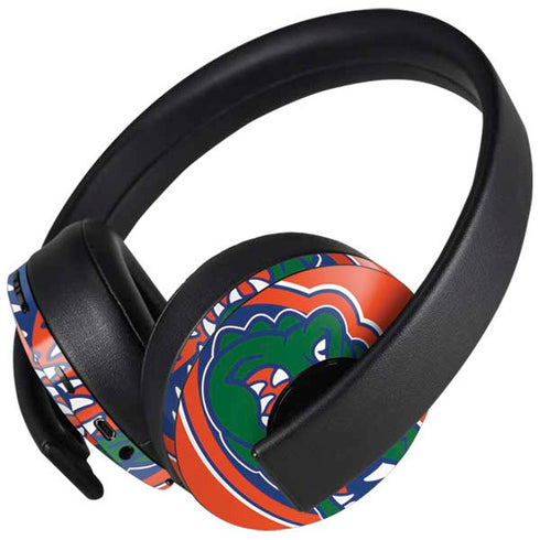University of Florida Gators Mascot Logo PlayStation 4 Gold Wireless Headset Skin