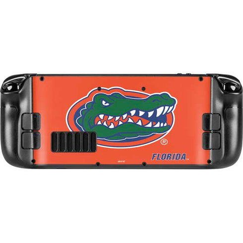 University of Florida Gators Mascot Logo Steam Deck Handheld Gaming Computer Skin