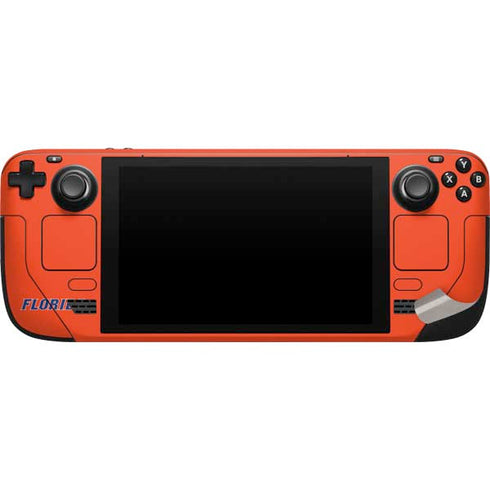 University of Florida Gators Mascot Logo Steam Deck Handheld Gaming Computer Skin