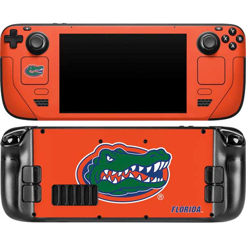 University of Florida Gators Mascot Logo Steam Deck Handheld Gaming Computer Skin