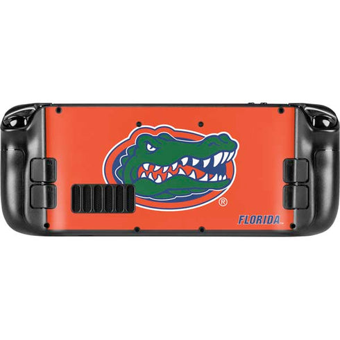 University of Florida Gators Mascot Logo Steam Deck Handheld Gaming Computer Skin